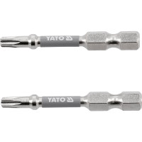 Отверточная насадка YATO TORX T20 х 50 мм. HEX 1/4", покрытая никелем, 2 шт.[10]