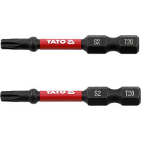 Насадка отверточная ударная YATO TORX T20 х 50 мм. HEX 1/4", 2 шт.[10]