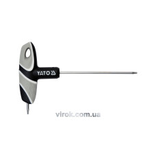 Ключ "TORX" YATO : "T"- образний, Т9, двосторонній, L= 100 мм [12/240]