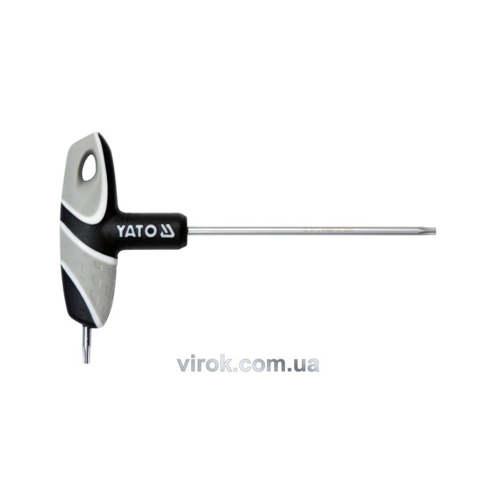 Ключ "TORX" YATO : "T"- образний, Т15, двосторонній, L= 100 мм [12/240]
