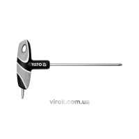 Ключ "TORX" YATO: "T" - образный, Т27, двусторонний, L=140 мм [12/144]