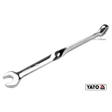 Ключ ріжково-накидний, кручений 90° YATO : М= 15 x 230 мм, Cr-V [40/120]
