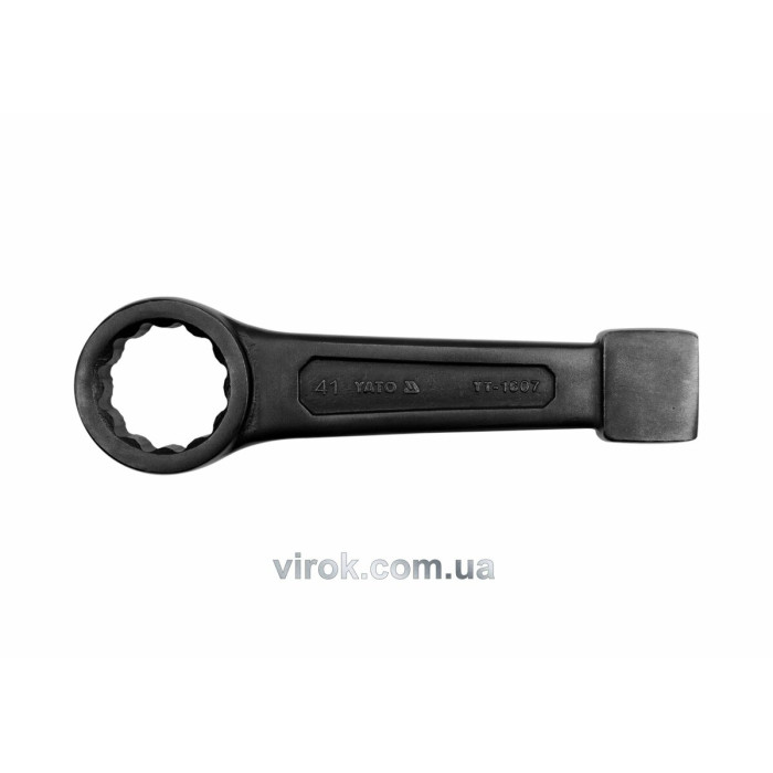 Ключ накидний ударний YATO : М= 24 мм, L= 160 мм, CrV [5/25]