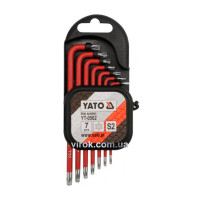Шестигранники YATO : TORX Т9-Т30, S2. Набір 7 шт [12/48]