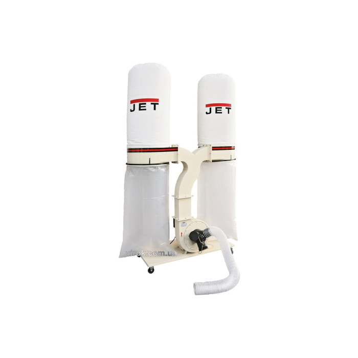 Витяжна устатковина JET DC-2300 : 400 В, 2.2 (1.7) кВт; продукт.- 2300м³/год, пор.збір. V=200л х 2