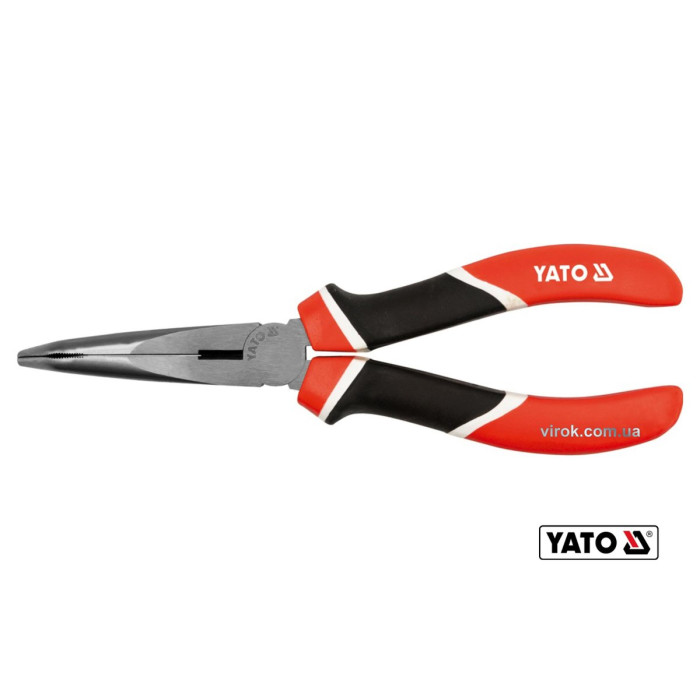 Довгогубці вигнуті YATO l=160мм CrV 55 [6/60]