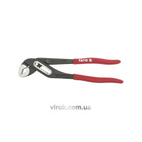 Кліщі переставні YATO : L= 250 мм. Cr-V [6/36]
