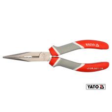 Тонкогубці нікельовані YATO : L= 200 мм [6/60]