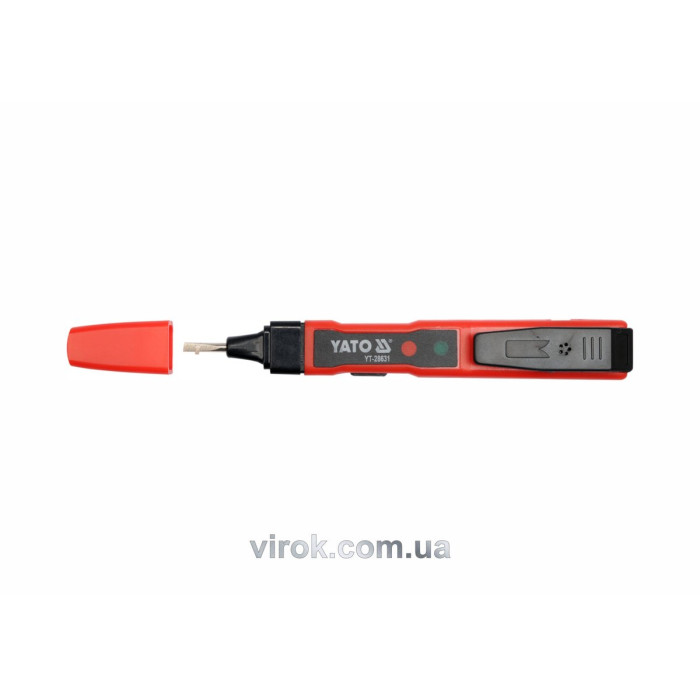 Індикатор напруги YATO контрольний мережевий U= 70- 1000 V, l= 145 мм [6/120]