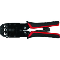 Кліщі для обтискання і зачистки кaбелів YATO : RJ45, RJ10, RJ11, L= 205 мм [10]