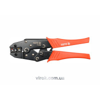 Клещи для обжима и зачистки проводов YATO, L=230 мм. 22-10 (AWG), 0.5-6 мм2 [5/30]