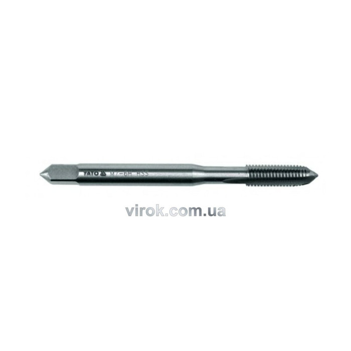 Мітчик машинний YATO: M4 х 0.7 мм, HSS М2, l= 63 мм [60]