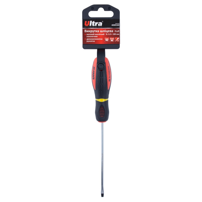 Викрутка шліцьова SL 3.0×100мм S2 Profi ULTRA (4000162)