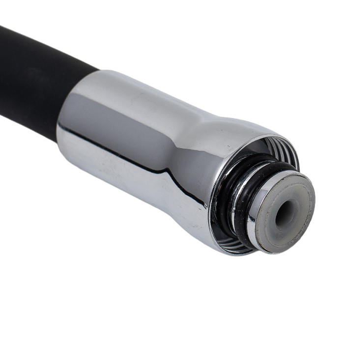 Излив (гусак) 3/4" для кухни силиконовый черный AQUATICA (XH-5239) (9793510)