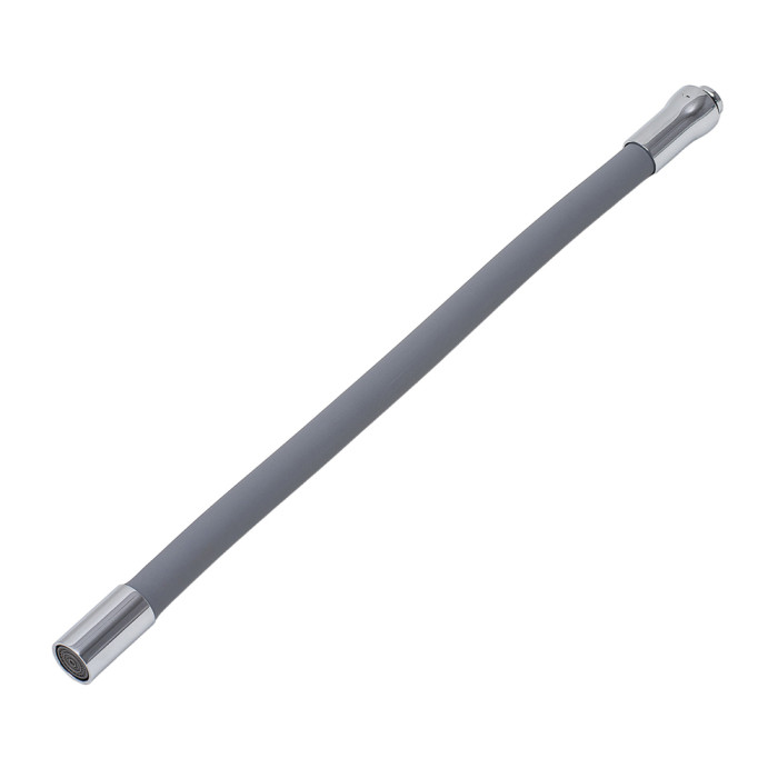 Излив (гусак) 3/4" для кухни силиконовый серый AQUATICA (XH-5240) (9793511)