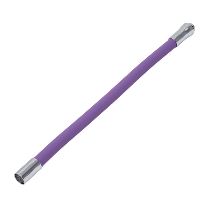 Излив (гусак) 3/4" для кухни силиконовый фиолетовый AQUATICA (XH-5243) (9793514)