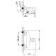 Змішувач GARDA Ø35 для душу CORSO 9605303 (BC-1D121W)