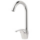 Смеситель s55 Ø40 для кухни излив высокий ухо на гайке AQUATICA (9755100)