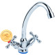 Смеситель QM 1/2" для кухни эконом на гайке (КРАТНО 2шт) AQUATICA QM-1B159C (9783100)