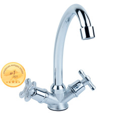 Змішувач QN 1/2" для кухні економ на шпильці (КРАТНО 2шт) AQUATICA QN-2B158C (9786100)