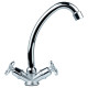 Змішувач QN 1/2" для кухні економ на шпильці (КРАТНО 2шт) AQUATICA QN-2B158C (9786100)