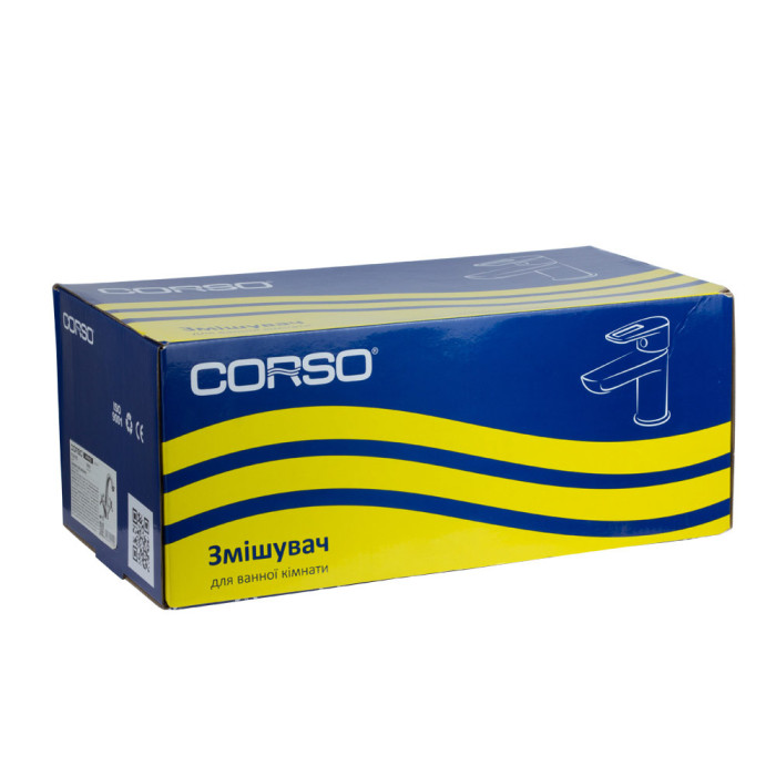 Змішувач ARNO 1/2" для раковини литий на шпильці CORSO FE-2A152C (9679000)