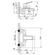 Змішувач SERIO Ø35 для ванни литий CORSO DC-1C146C (9626200)
