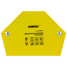 Магніт для зварки трапеція 11кг 78×32×47×28.5мм (30,45,60,90,75,135°) SIGMA (4270341)